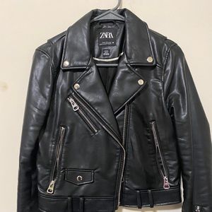 Zara leather jacket